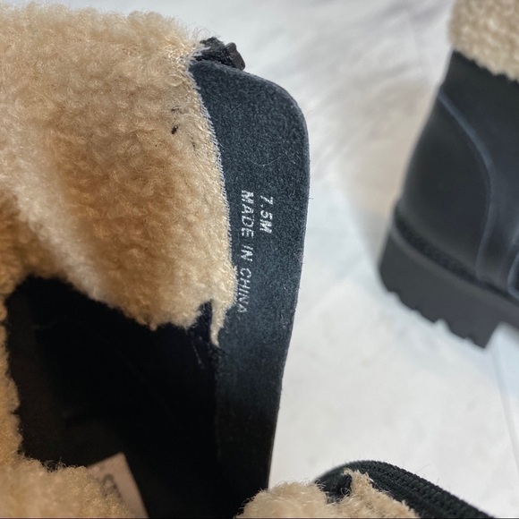 Steve Madden Lace Up Cuff Combat Boot 7.5M - Picture 10 of 12